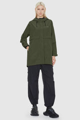 Orolay-Lightweight Mid-length Hooded Windbreaker-Lightweight Mid - length Hooded Windbreaker - Orolay, #color_Peat Moss