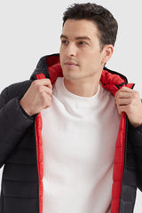 Orolay-Lightweight Packable Puffer Jacket-#color_Fiery Red