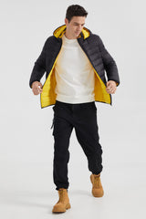 Orolay-Lightweight Packable Puffer Jacket-#color_Yellow