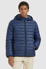 Orolay-Lightweight Packable Puffer Jacket-#color_Navy