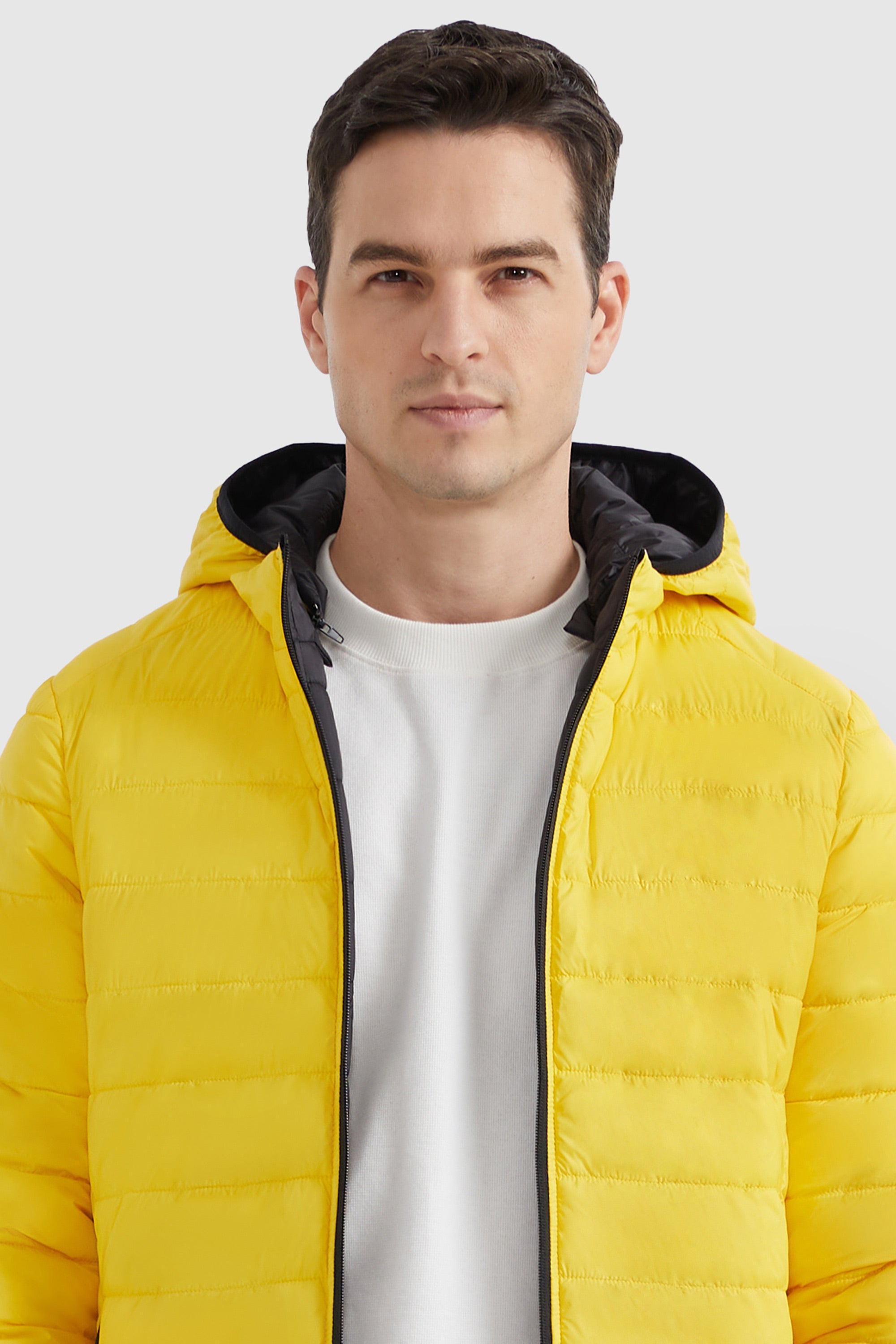 Orolay-Lightweight Packable Puffer Jacket-#color_Yellow