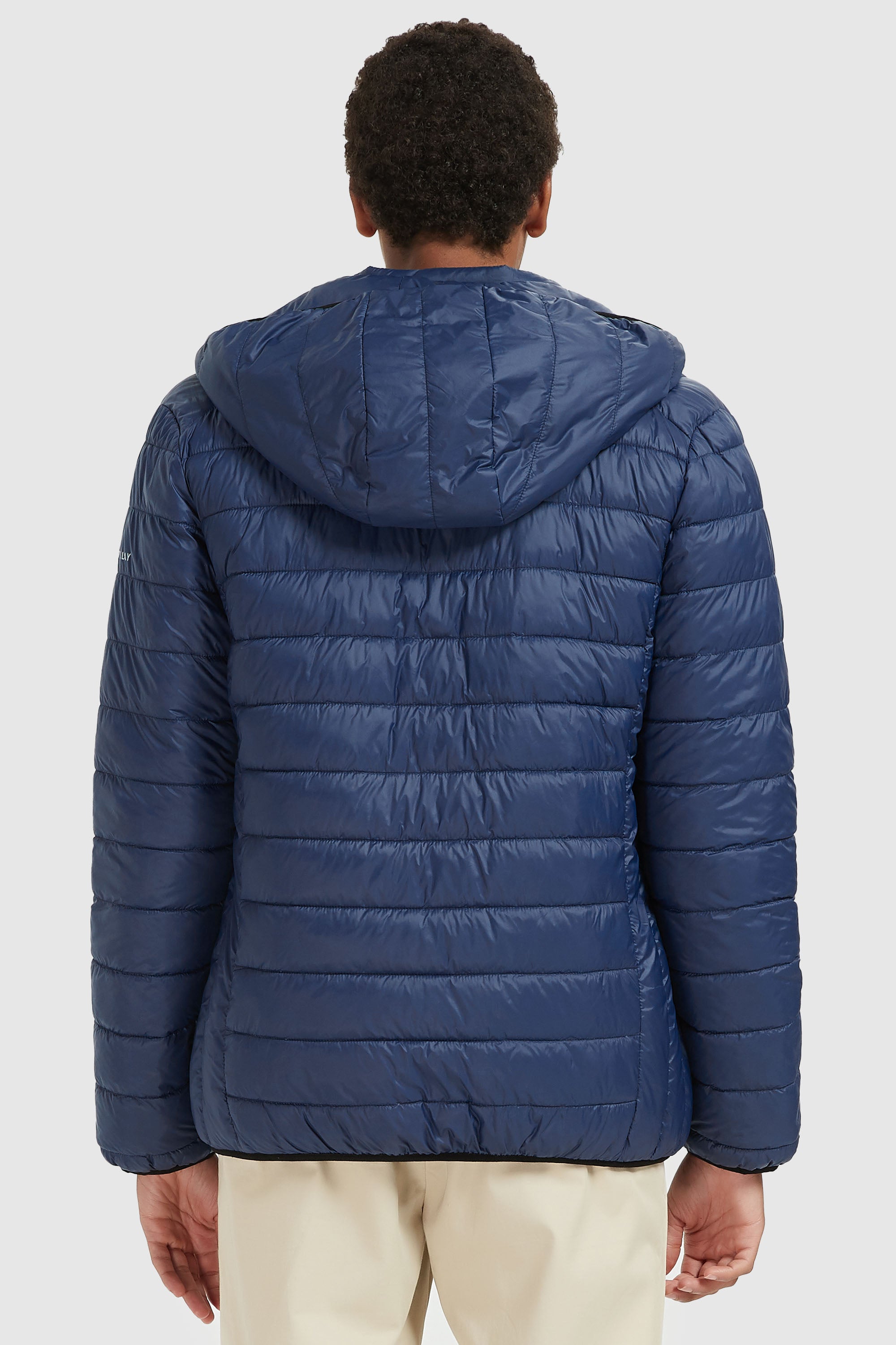 Orolay-Lightweight Packable Puffer Jacket-#color_Navy