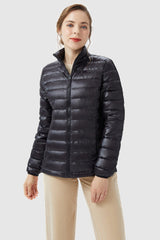 Orolay-Lightweight Quilted Packable Down Jacket-Lightweight Quilted Packable Down Jacket - Orolay, #color_Black