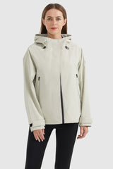 Orolay-Lightweight Softshell Raincoat-Lightweight Softshell Raincoat - Orolay, #color_Silver Birch