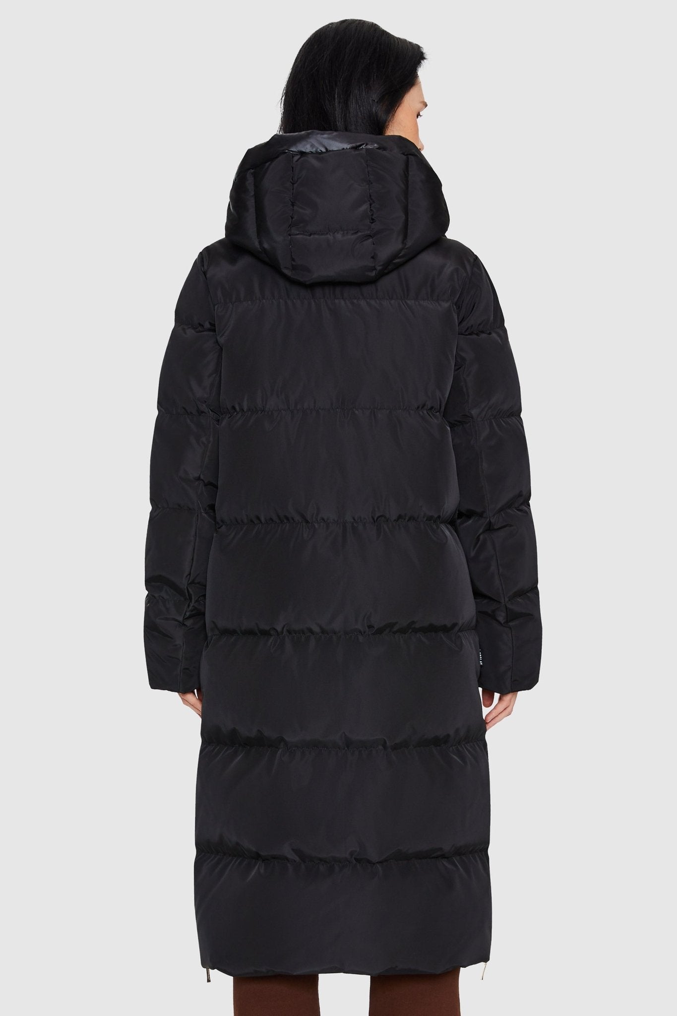 Orolay-Long Maxi Puffer Thickened Jacket-Long Maxi Puffer Thicken Jacket - Orolay, #color_Black