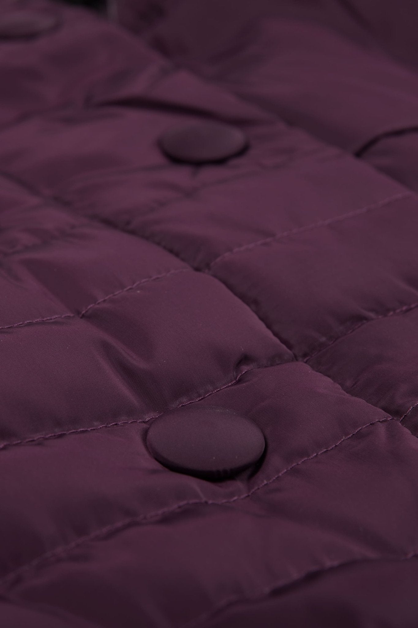 Orolay-Long Puffer Coat with Hood Fur-Long Puffer Coat with Hood Fur - Orolay, #color_Magenta Purple