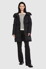 Orolay-Long Winter Puffer Down Coat-#color_Black