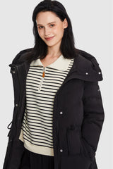 Orolay-Long Winter Puffer Down Coat-#color_Black