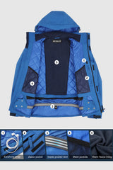 Orolay-Mountain Waterproof Ski Jacket-#color_Acidblue