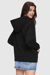 Orolay-Oversized Athletic Hoodies-#color_black