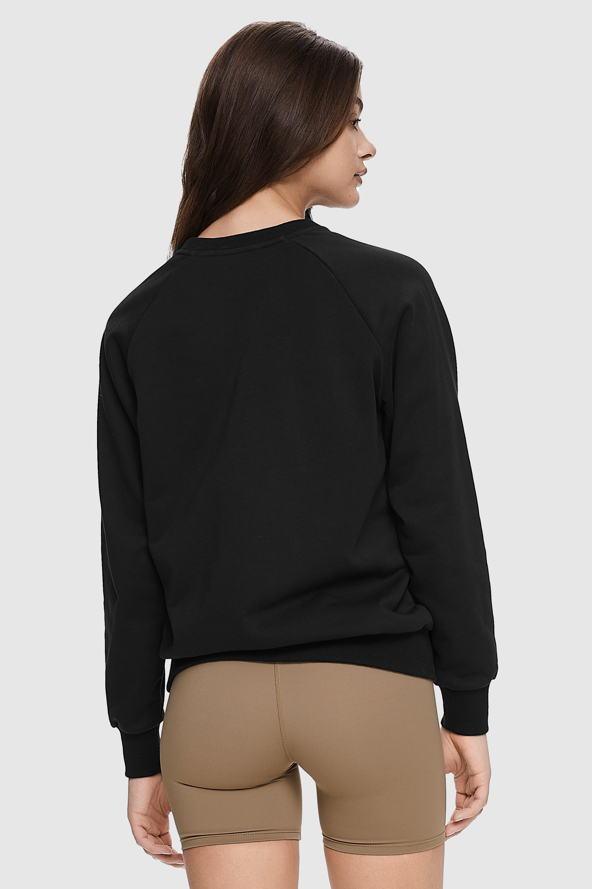 Orolay-Oversized Casual Sweatshirt-Image 4 of Oversized Casual Sweatshirt from Orolay - #color_Black