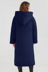 Orolay-Oversized Long Puffer Down Coat with Hood-#color_Beacon Blue