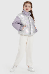 Orolay-Puff-O Colorlay Kids Cropped Puffer-#color_Light Purple