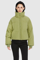 Orolay-Puff-O O-Lab Corduroy Puffer-#color_Leaf Green