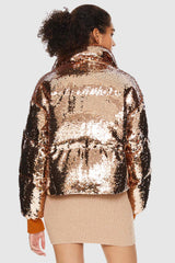 Orolay-Puff-O O-Lab Disco Sequin Jacket-#color_Champagne crystal