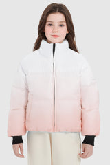 Orolay-Puff-O Summit Ombre Kids Puffer-Puff-O Summit Ombre Kids Puffer from Orolay - #color_Gradient Pink