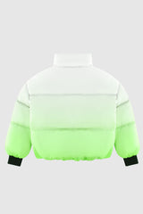 Orolay-Puff-O Summit Ombre Kids Puffer-Puff-O Summit Ombre Kids Puffer from Orolay - #color_Gradient Green