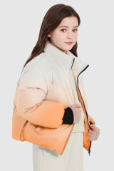 Orolay-Puff-O Summit Ombre Kids Puffer-Puff-O Summit Ombre Kids Puffer from Orolay - #color_Gradient Orange