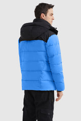 Orolay-Puffer Warm Jacket Winter Full-Zip Windproof Coat-#color_Marina