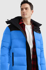 Orolay-Puffer Warm Jacket Winter Full-Zip Windproof Coat-#color_Marina