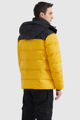 Orolay-Puffer Warm Jacket Winter Full-Zip Windproof Coat-#color_Hot Spot