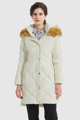 Orolay-Quilted Down Coat-#color_Tofu