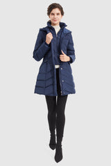 Orolay-Quilted Thickened Puffer Down Jacket-#color_Blueprint