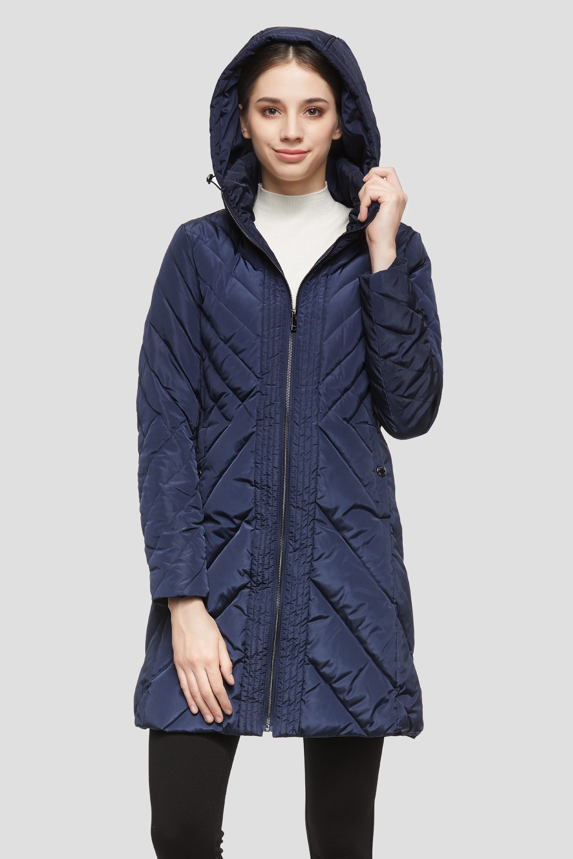 Orolay-Removable Hooded Winter Coat-#color_Blueprint