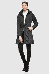 Orolay-Removable Hooded Winter Coat-#color_Black