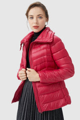 Orolay-Short Light Packable Down Jacket-#color_Toreador