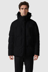 Orolay-Short Thickened Down Puffer Coat-#color_Black