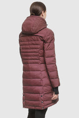 Orolay-Slant Pocket Zip up Puffer Down Coat-Orolay Slant Pocket Zip up Puffer Down Coat women #color_Baroque Rose