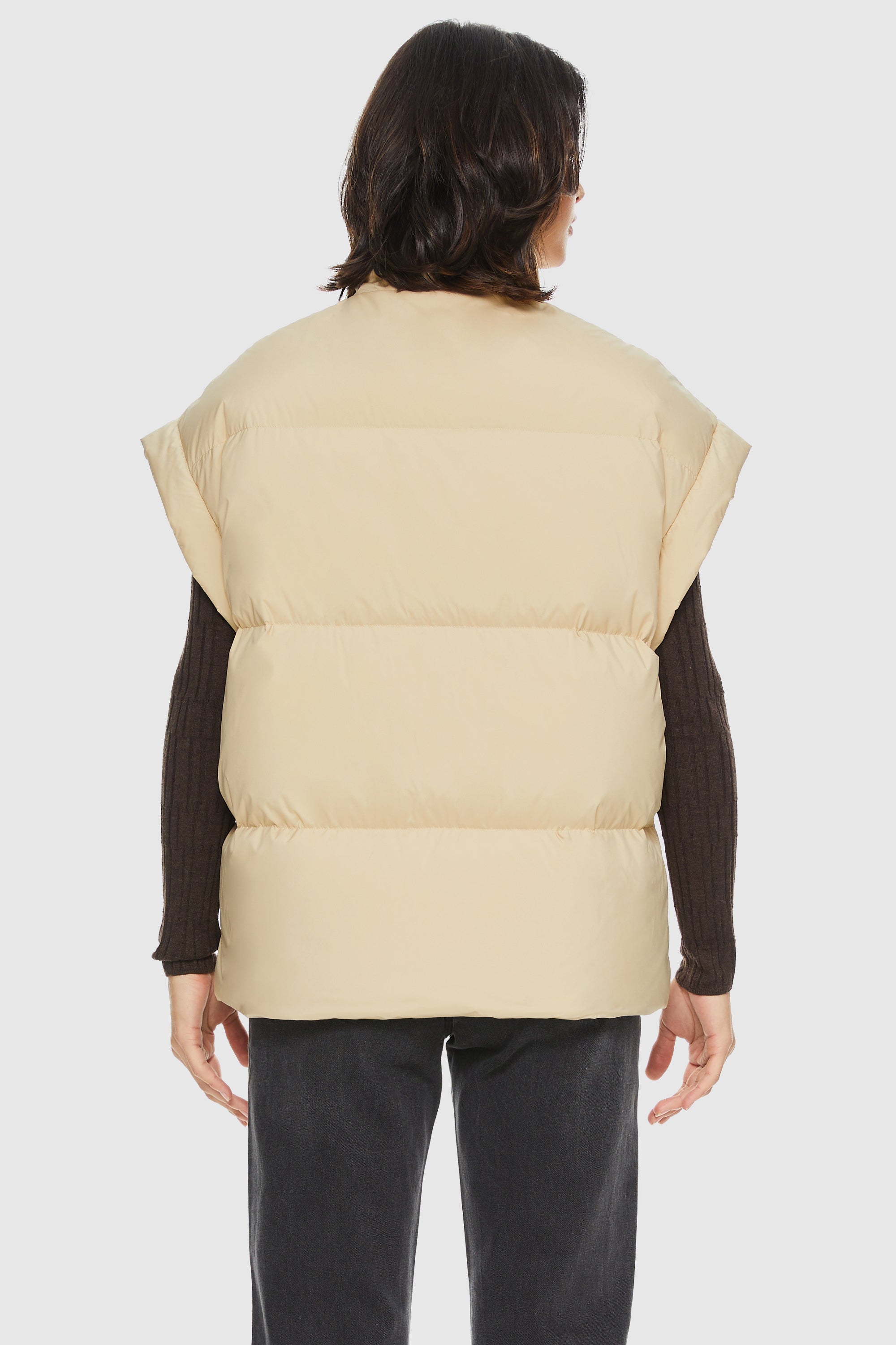 Orolay-Sleeveless Classic Puffer Vest-#color_Summer Melon