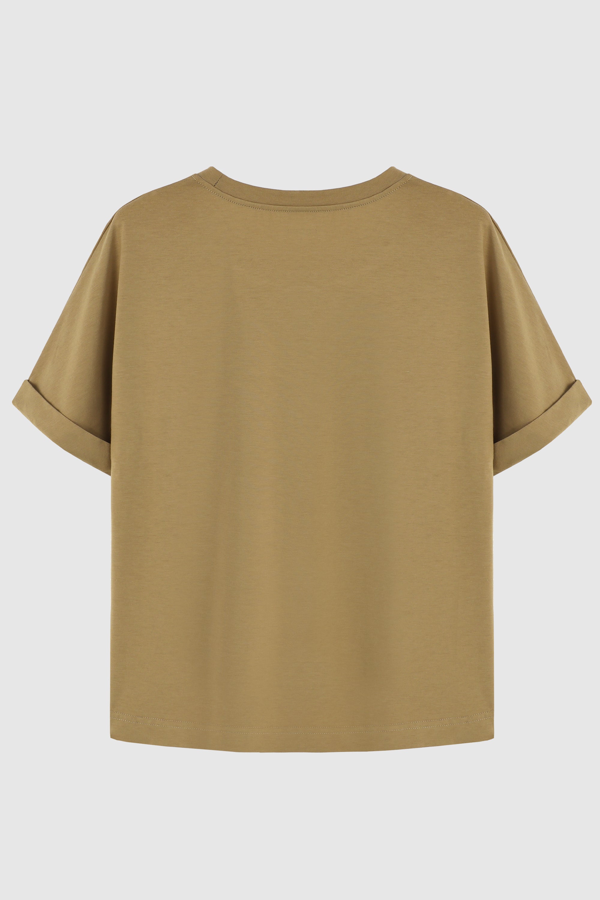 Orolay-Slim Fit Workout T-Shirt-#color_Bronze Mist