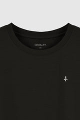 Orolay-Slim Fit Workout T-Shirt-#color_Black