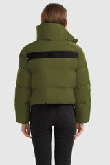 Orolay-Stylish Puffer Down Coat with Thickened Collar-#color_Peat Moss