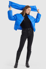 Orolay-Stylish Puffer Down Coat with Thickened Collar-#color_Marina