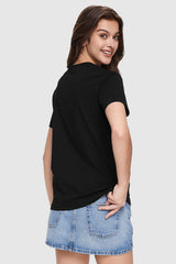 Orolay-Summer Casual T-Shirt-#color_Black