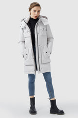 Orolay-Thicken Winter Parka Coat with Hood-#color_Cloud Dancer