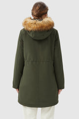 Orolay-Thickened Fleece Lined Parka-#color_Mountain View