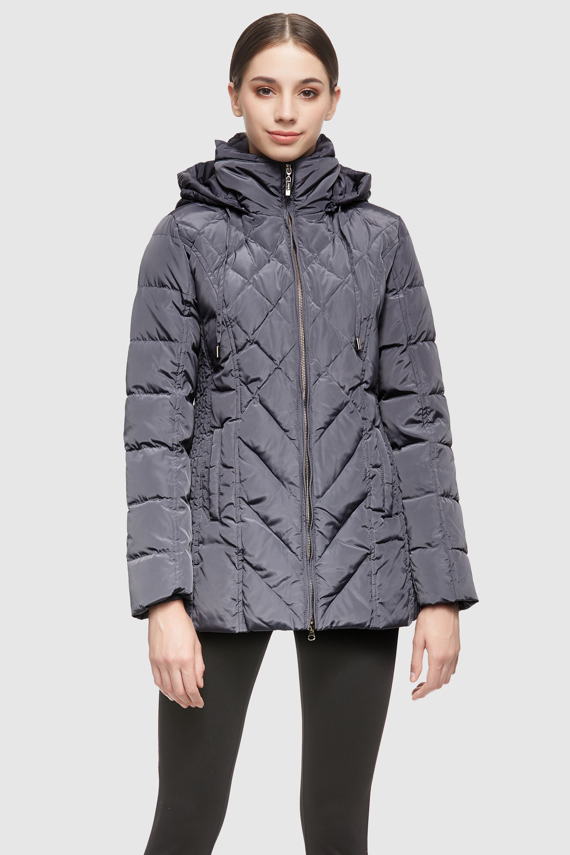 Orolay-Thickened Puffer Down Jacket-#color_Gray Ridge