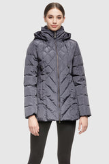 Orolay-Thickened Puffer Down Jacket-#color_Gray Ridge