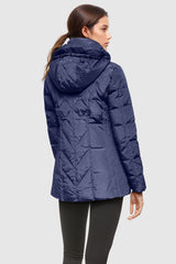 Orolay-Thickened Puffer Down Jacket-Image 3 of Thickened Puffer Down Jacket from Orolay - #color_Beacon Blue