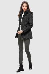 Orolay-Thickened Puffer Down Jacket-Image 1 of Thickened Puffer Down Jacket from Orolay - #color_Black