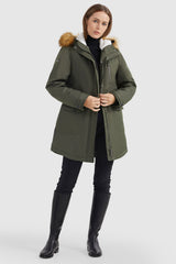 Orolay-Water-Resistant Hooded Parka-#color_Sea Turtle