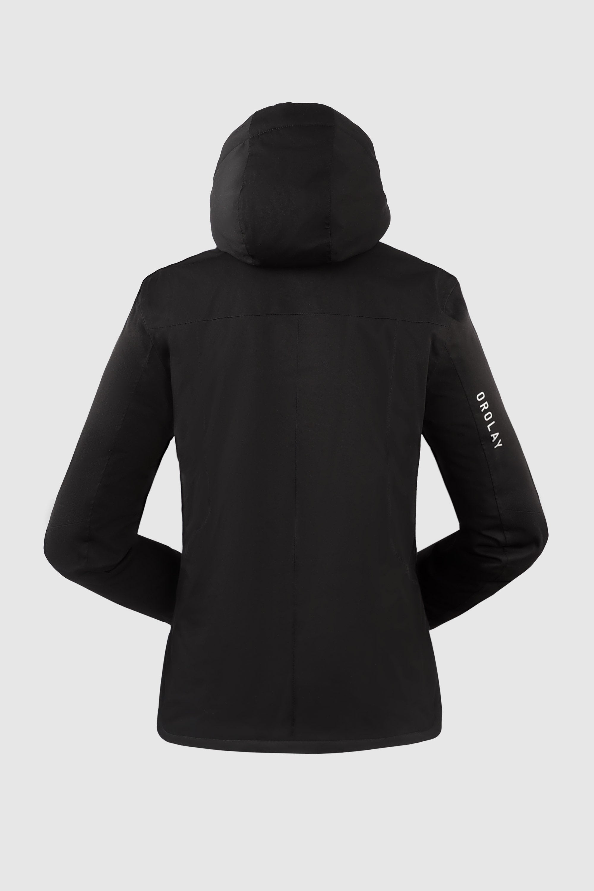 Orolay-Waterproof Snow Winter Coat-#color_Black