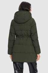 Orolay-Waterproof Thickened Down Jacket with Hood-#color_Chive