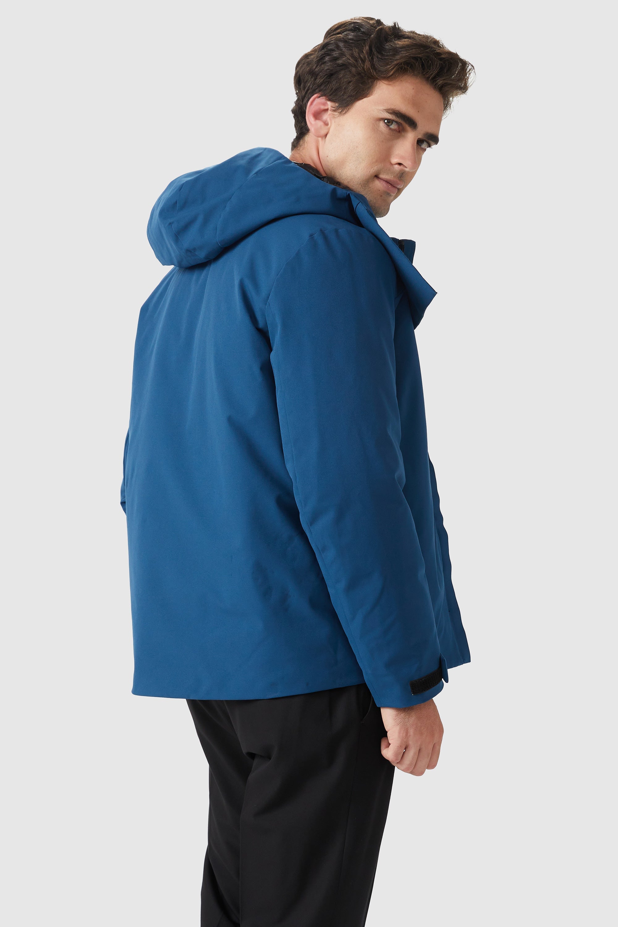 Orolay-Waterproof Winter Jacket with Hood-#color_Baleine Blue