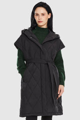 Orolay-Winter Lightweight Quilted Vest-#color_Black