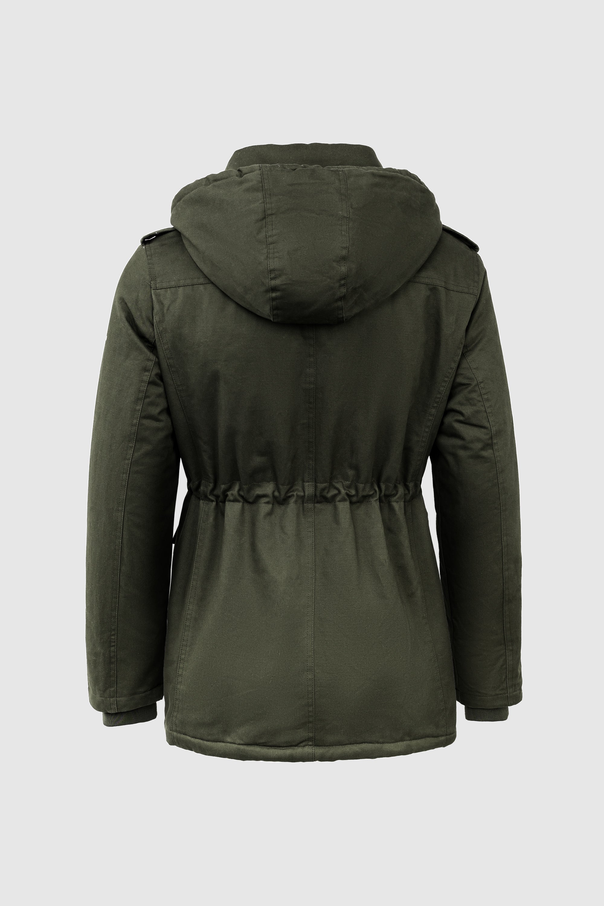 Orolay-Winter Military Parka Jacket-#color_Sea Turtle